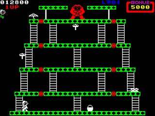 Donkey Kong screenshot 3 for ZX Spectrum